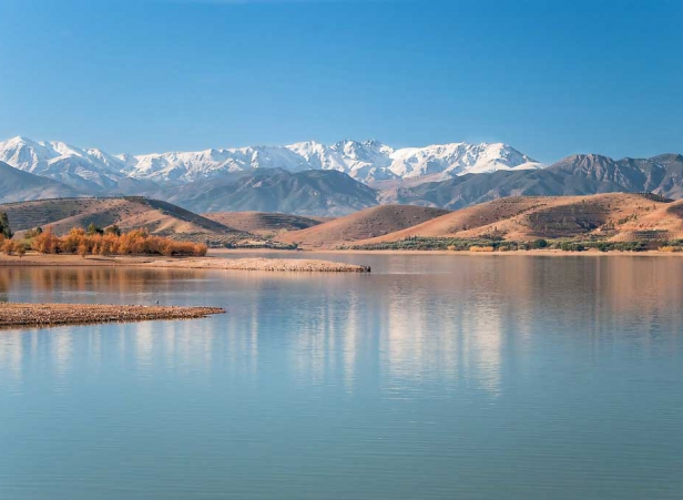 Atlas Mountains Ourika Valley Ouzoud Waterfalls and Imlil Valley